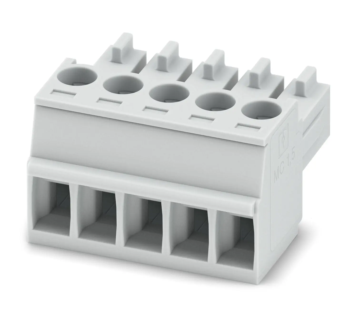 Produktfoto 1 von Phoenix Contact 5/ 4-ST, GMVSTBW 2 Steckbarer Klemmenblock Steckverbinder 5-Kontakte 3.5mm-Raster Gerade