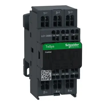 Produktfoto 1 von Schneider Electric TeSys D Schütz 230V ac-Spule, 3-polig / 9 A 230V ac 2.2 kW 3 Schließer Motorsteuerung,