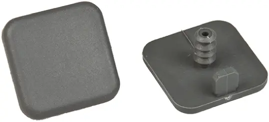 Produktfoto 1 von FlexLink Aluminium Endkappe, quadratisch Grau, 22 mm, 5.5 mm