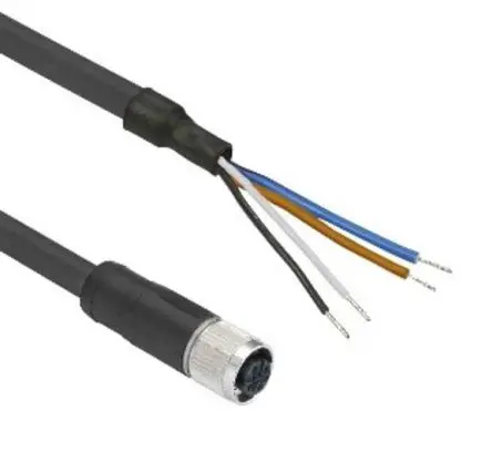 Produktfoto 1 von Telemecanique General Purpose, 4-polig Sensor-Betätigungselementkabel, Gerade Buchse 4 / Nicht abgeschlossen Buchse,