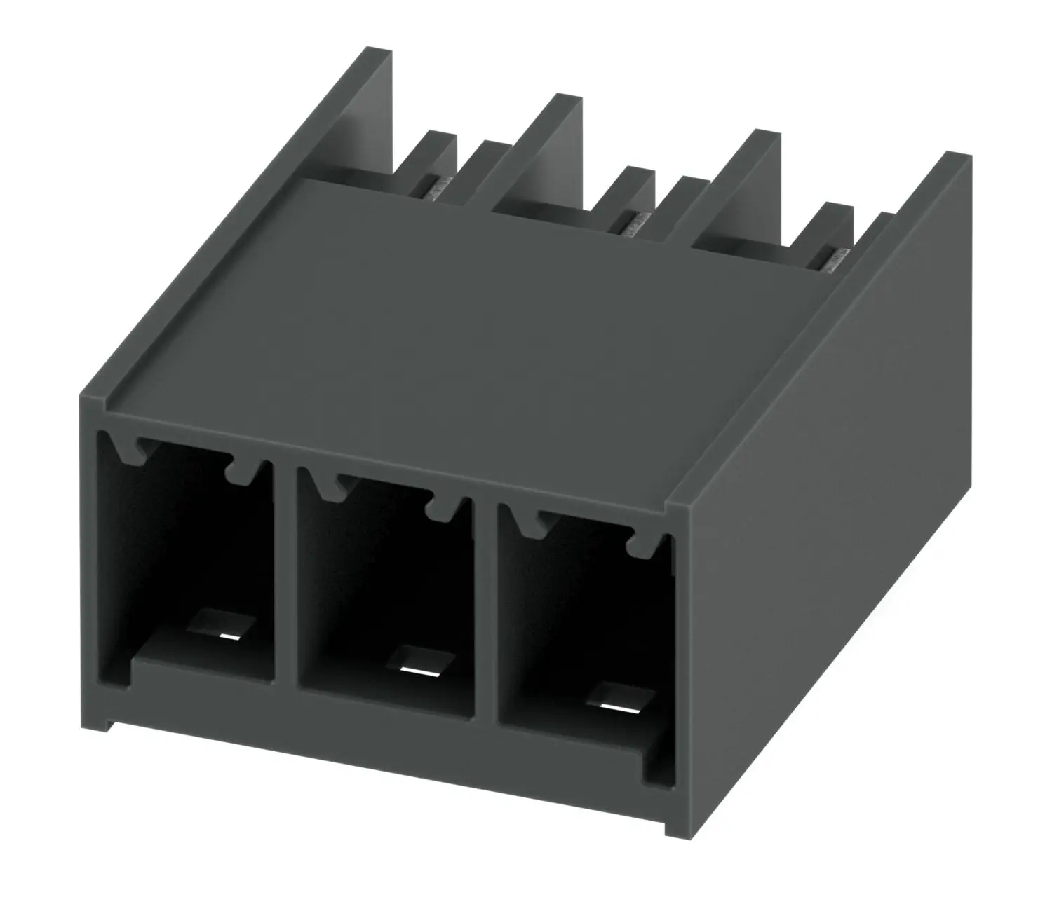 Produktfoto 1 von Phoenix Contact Steckbarer Klemmenblock Header 3-Kontakte 7.62mm-Raster