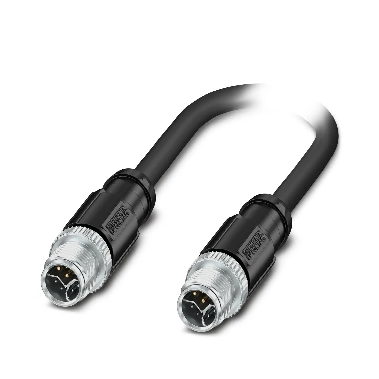 Produktfoto 1 von Phoenix Contact NBC Cat.5 Ethernet-Kabel, 5 m, Schwarz 8 Abgeschirmt Geschirmt, Aussen ø 8.8 mm Außen-ø , Polyamid 66