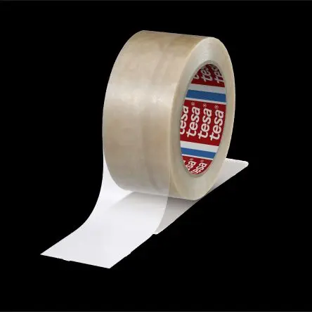 Produktfoto 1 von Tesa 4120 Packband, Polyvinylchloridfolie, Klar, Stärke 49 mm, 50mm x 100 m