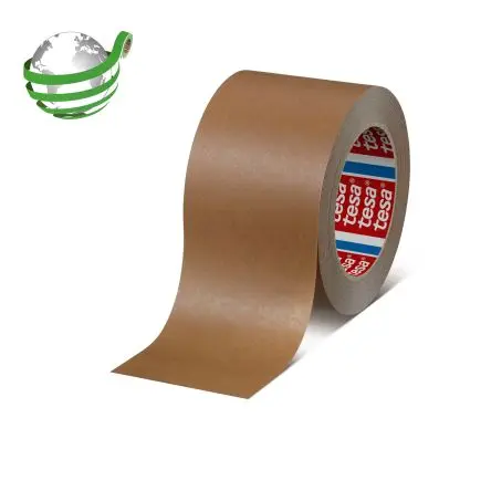 Produktfoto 1 von Tesa 4313 Hochklebendes Premium-Verpackungsband, Papier, Braun, Stärke 125 mm, 50mm x 500 m