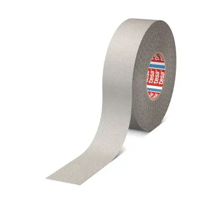 Produktfoto 1 von Tesa 4863 Packband, Silikonbeschichtetes Tuch, Grau, Stärke 620 μm, 50mm x 25 m