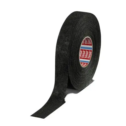 Produktfoto 1 von Tesa Tesa 51608 PET-Vlies Isolierband Schwarz, Stärke 280μm x 19mm x 25m, 25°C bis +105°C
