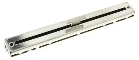 Produktfoto 1 von Alps Alpine RS60N Lötöse Gleitschalter Schiebepotenziometer 10 kΩ 20 % / 0.25 W, Schaft-Ø 18.5 mm