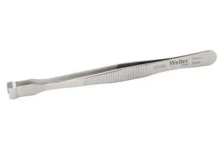 Produktfoto 1 von Erem Edelstahl Pinzette, 4.7Zoll, Spitze Abgerundet Antimagnetisch 1-teilig ESD-Sicherheit