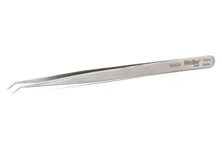 Produktfoto 1 von Erem Edelstahl Pinzette, 140mm, Spitze Gebogen, Spitz Antimagnetisch 1-teilig ESD-Sicherheit
