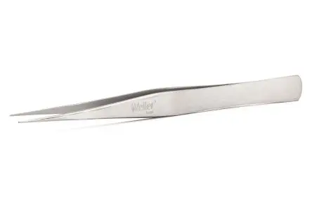 Produktfoto 1 von Erem Edelstahl Pinzette, 5Zoll, Spitze Spitz Antimagnetisch 1-teilig ESD-Sicherheit