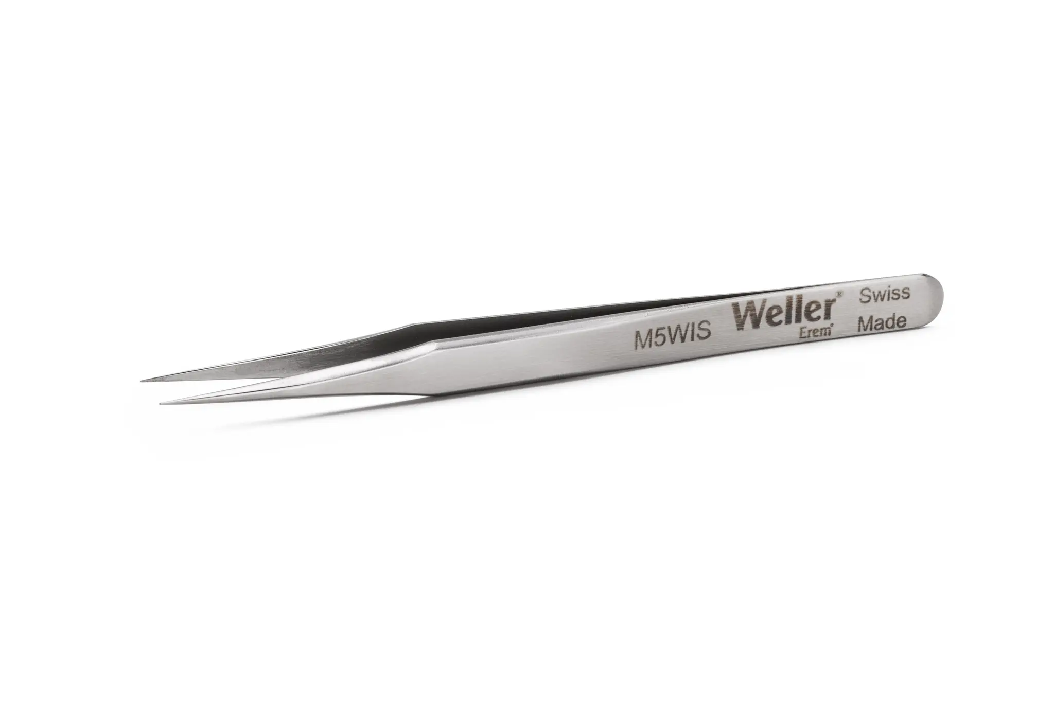 Erem M5WIS Edelstahl Pinzette, 80 mm, Spitze Spitz Antimagnetisch