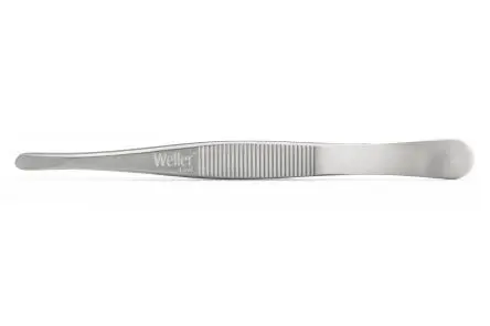Produktfoto 1 von Erem Edelstahl Pinzette, 4.7Zoll, Spitze Flach Antimagnetisch 1-teilig ESD-Sicherheit