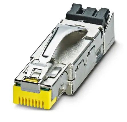 Produktfoto 1 von Phoenix Contact CUC-IND-C1ZNI-S/R4IP10G8 Stecker Cat6a RJ45-Steckverbinder, 1-Port 8-polig Gerade