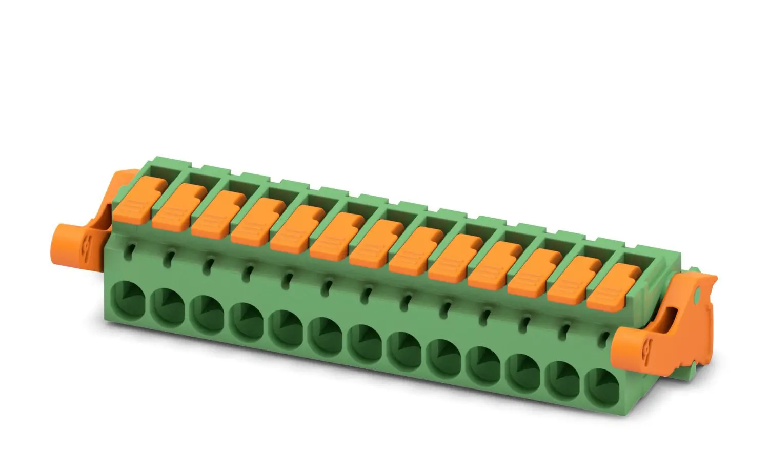Phoenix Contact Steckbarer Klemmenblock Steckverbinder 13-Kontakte 5.08mm-Raster Gerade