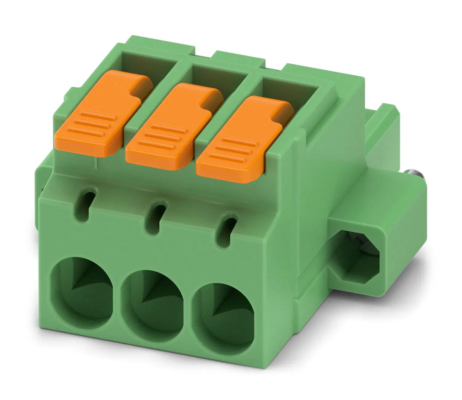 Produktfoto 1 von Phoenix Contact Steckbarer Klemmenblock Steckverbinder 3-Kontakte 5.08mm-Raster Gerade