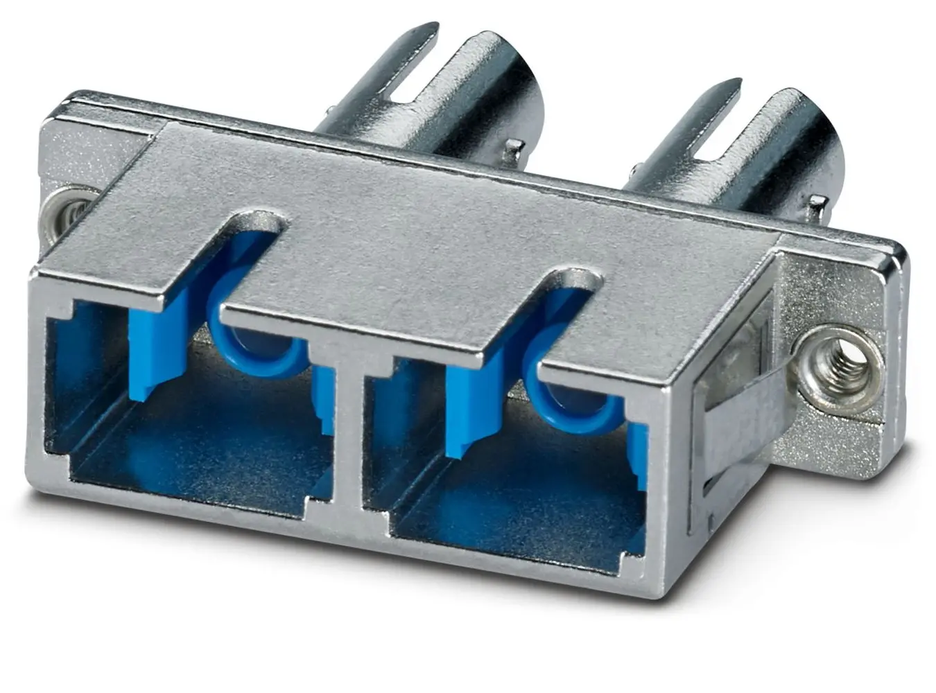 Produktfoto 1 von Phoenix Contact LWL-Adapter, ST, Multimodus, 0.35dB IL, 50/125 μm, Kabel ø 2.5 mm, Silber