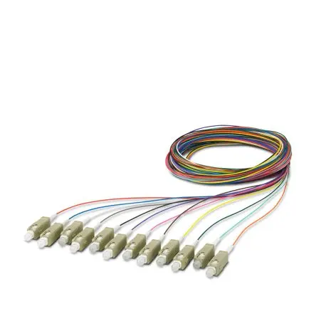 Produktfoto 1 von Phoenix Contact LWL-Kabel 2.5 m 12-Fasern, Kunststoff Beige 125 μm