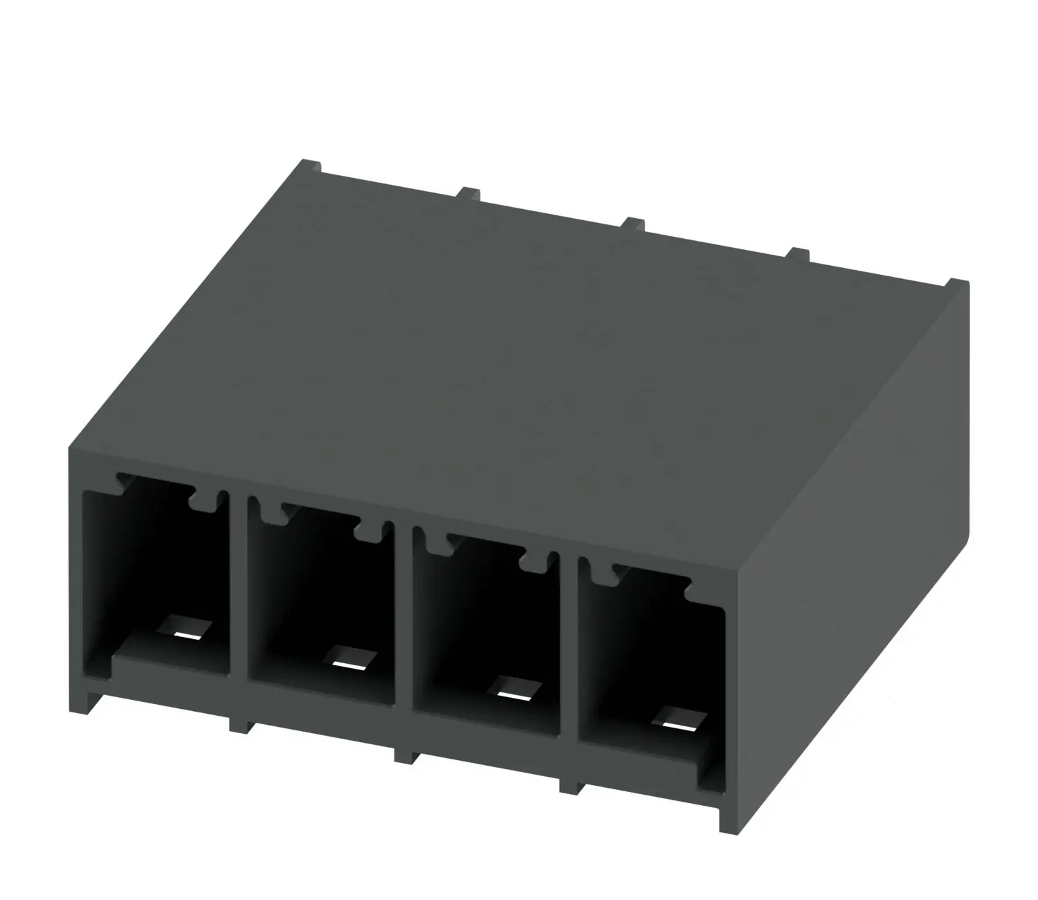 Produktfoto 1 von Phoenix Contact Steckbarer Klemmenblock Header 4-Kontakte 7.62mm-Raster