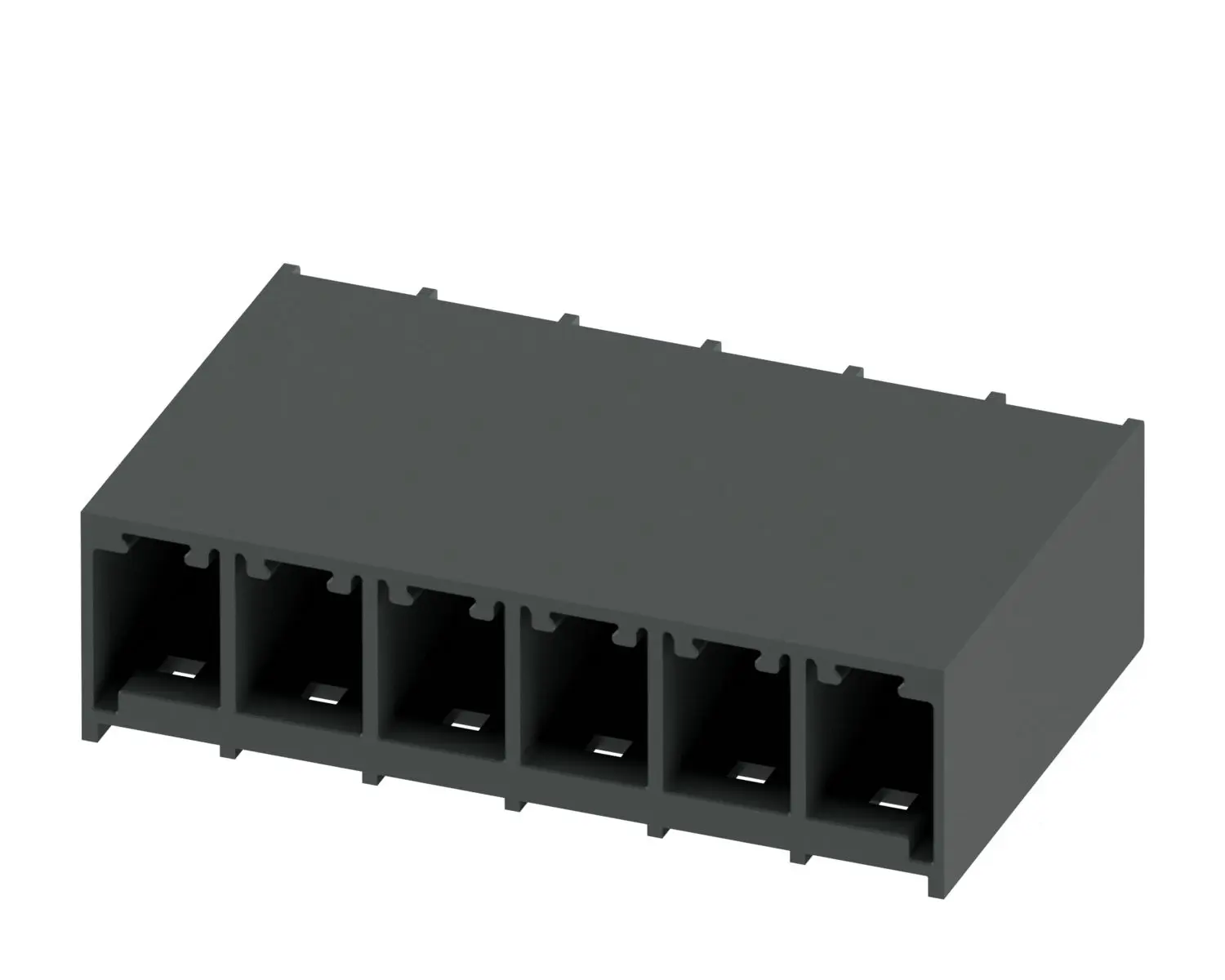 Produktfoto 1 von Phoenix Contact Steckbarer Klemmenblock Header 6-Kontakte 7.62mm-Raster