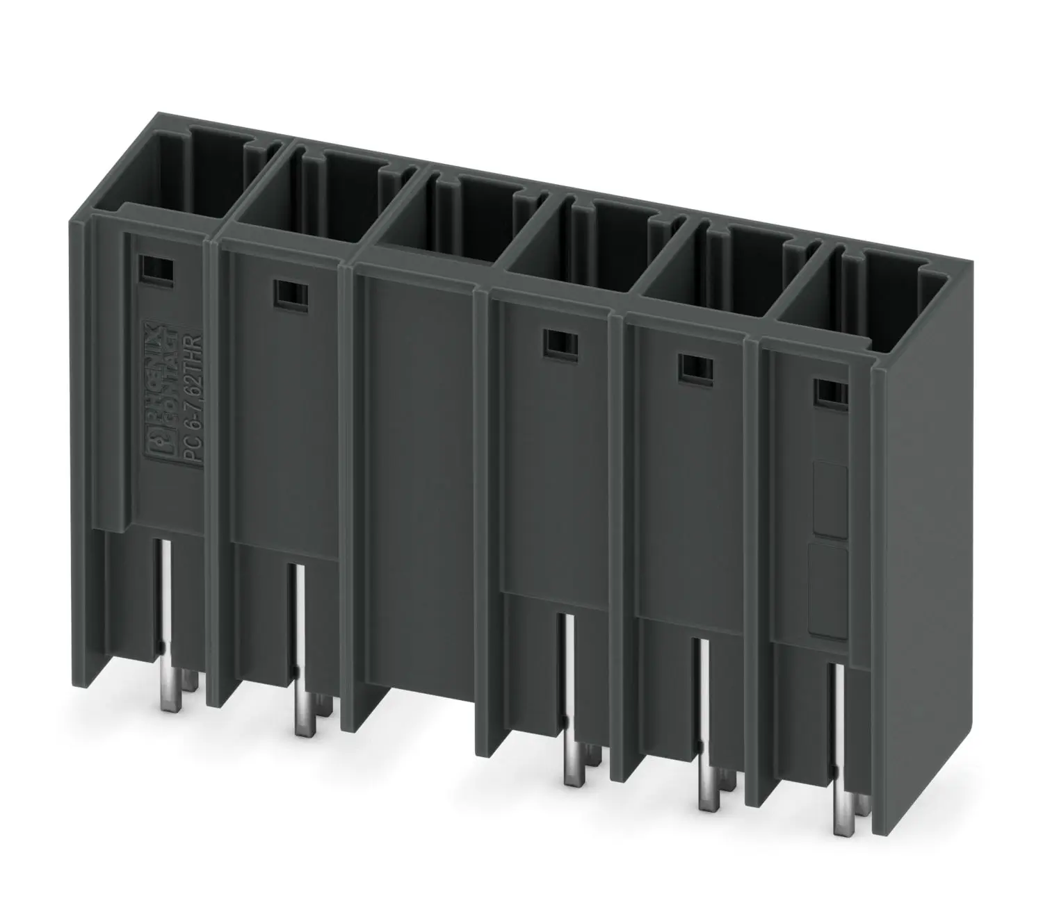 Produktfoto 1 von Phoenix Contact Steckbarer Klemmenblock Header 5-Kontakte 7.62mm-Raster