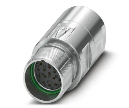 Produktfoto 1 von Phoenix Contact M23 PRO M23 M23 Rundsteckverbinder Buchse 17-polig Buchse 8A Kabel IP66, IP68