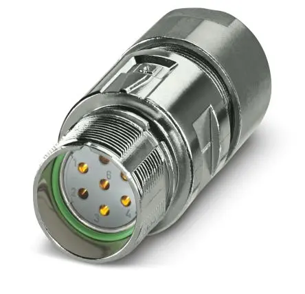 Produktfoto 1 von Phoenix Contact M23 PRO M23 x 1 M23 Rundsteckverbinder Buchse 7-polig Buchse 20A Kabel IP66, IP68