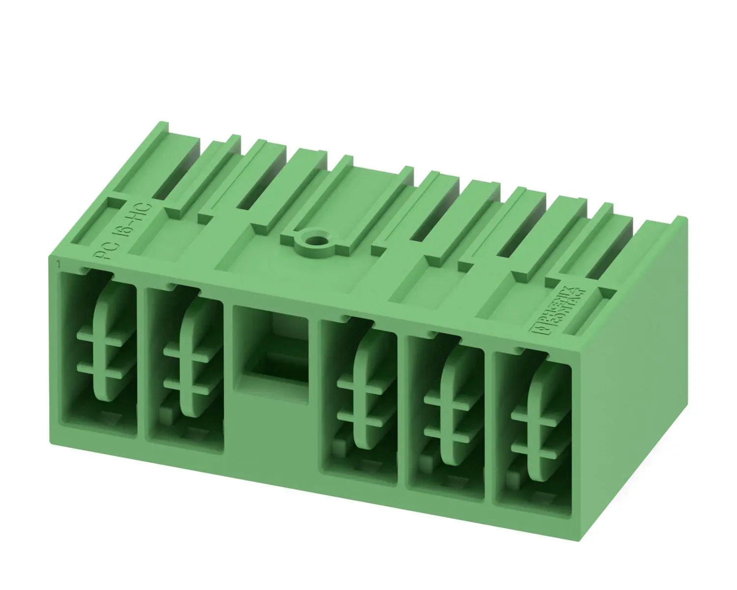 Produktfoto 1 von Phoenix Contact Steckbarer Klemmenblock Header 5-Kontakte 10.16mm-Raster