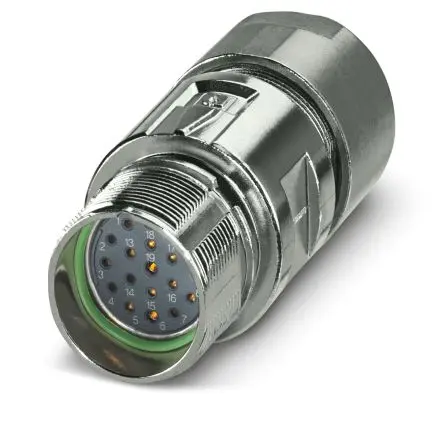 Produktfoto 1 von Phoenix Contact M23 PRO M23 Rundsteckverbinder Buchse 19-polig Buchse 10A Kabel IP66, IP68
