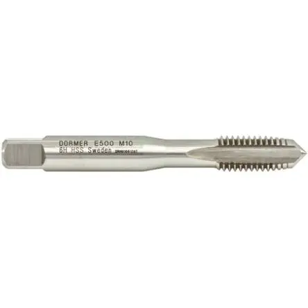 Produktfoto 1 von Dormer Gewindebohrer HSS Maschinen, Metrisch Gerade Nut, Rechtsgewinde, 1-teilig M12