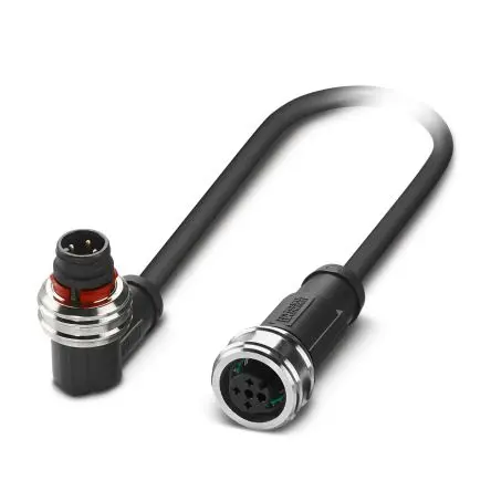 Produktfoto 1 von Phoenix Contact SAC Sensor-Betätigungselementkabel, M12 Stiftleiste Stecker / M12-Buchse Buchse, Länge 1.5 m