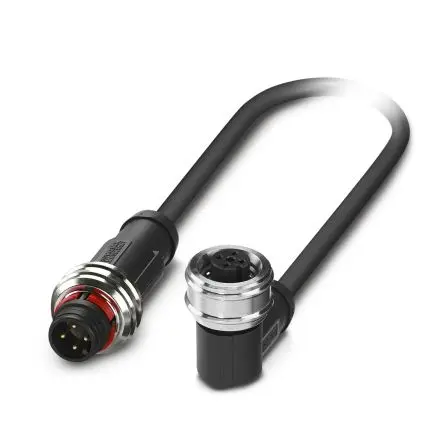 Produktfoto 1 von Phoenix Contact SAC, 4-polig Sensor-Betätigungselementkabel, Push-Pull Stecker 4 / Push-Pull Buchse, Länge 1.5 m