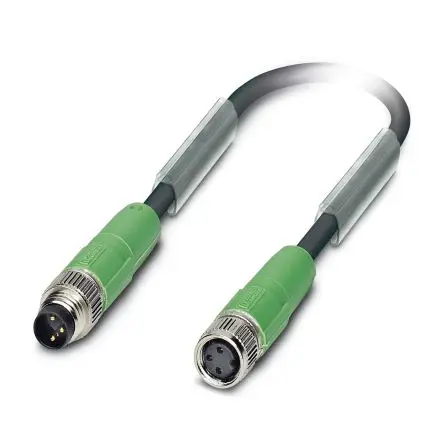 Produktfoto 1 von Phoenix Contact SAC Sensor-Betätigungselementkabel, Stecker gerade M8 / Gerade M8-Buchse, Länge 1.5 m