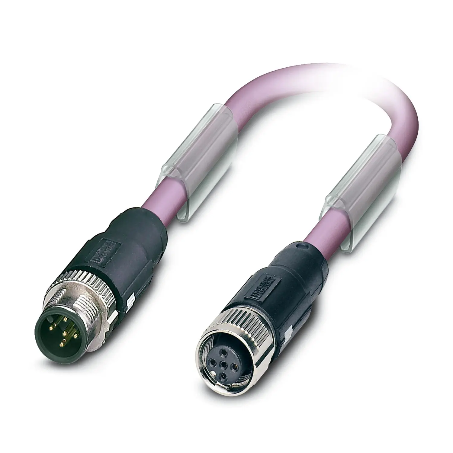 Produktfoto 1 von Phoenix Contact 0-920/FS SCO, SAC-5P-MS/10, 5-polig Buskabel, M12 Stecker 5 / M12 Buchse, Länge 10 m