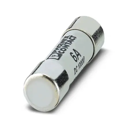 Produktfoto 1 von Phoenix Contact Patronensicherung gPV / 6A 38 x 10.3 mm 1kV dc Keramik