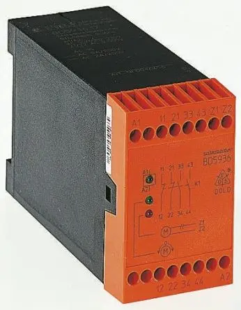 Produktfoto 1 von Dold BD 5936 Überwachungsrelais 1, 3-phasig, 2-poliger Umschalter, DIN-Hutschiene, 24 V dc, 230V ac