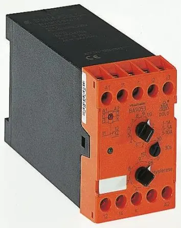 Produktfoto 1 von Dold BA 9053 Überwachungsrelais 1-phasig, 2-poliger Umschalter 0.1A - 10A, DIN-Hutschiene, 230V ac