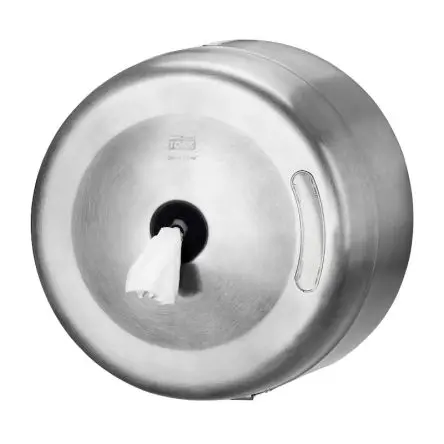 Produktfoto 1 von Tork Metall Toilettenpapierhalter Einfach, Grau, 170 mm x 270 mm x 270mm, SmartOne Wandhalterung