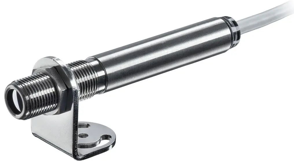 Produktfoto 1 von Optris Infrarot-Temperatursensor, Temperatursensor Ausgang, ±1.5 % bis 1030 °C, -50 °C Schraubanschlussklemme