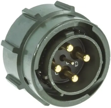Produktfoto 1 von Amphenol Limited, 62 GB MIL-Spec Rundsteckverbinder Gerade, 5-polig, Kabel, Gehäuse 14 Stecker, MIL-DTL-26482, Grün