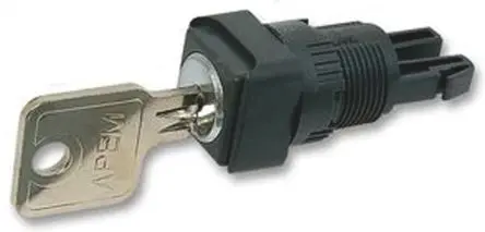 Produktfoto 1 von APEM A01 Schlüsselschalterkopf 16 mm 2 Positionen Rastend IP65