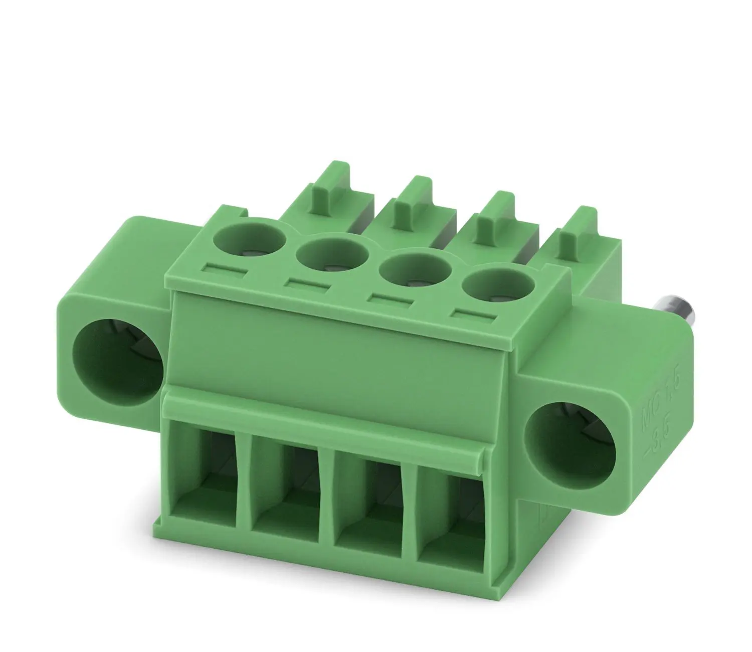 Produktfoto 1 von Phoenix Contact 5, 5/ 4-STF-3, MC 1 Steckbarer Klemmenblock Steckverbinder 4-Kontakte 3.5mm-Raster Gerade