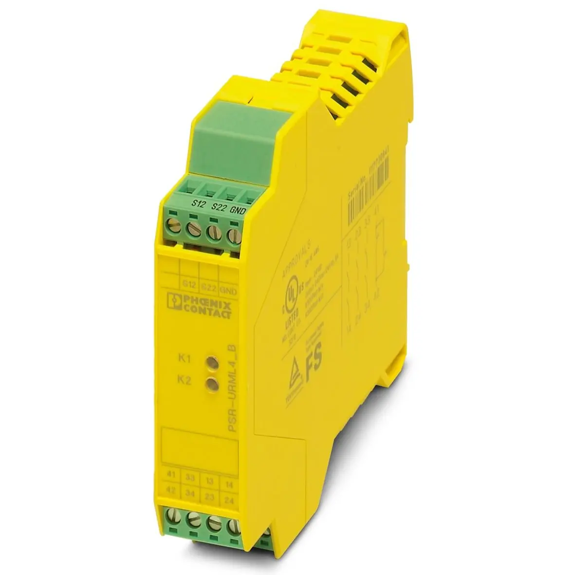 Produktfoto 1 von Phoenix Contact PSR-SPP-24DC/URML4/3X1/1X2/B Eingangs-/Ausgangsmodul, 24 V, 3 Eingänge / 5 Ausgänge / 2.21 W