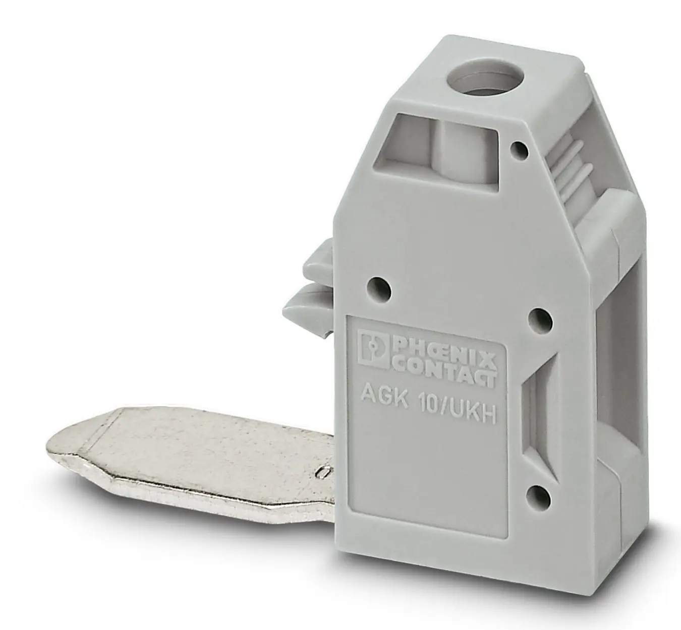 Produktfoto 1 von Phoenix Contact AGK 10-UKH 50 Terminal Block zur Abholung für DIN-Hutschiene