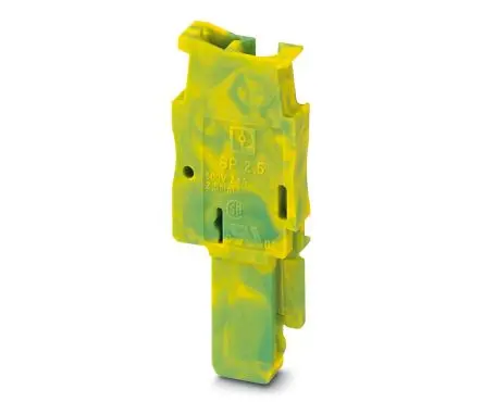 Produktfoto 1 von Phoenix Contact 5/1-L GNYE, SP 2 Einsteckblock 24A Gelb, Grün, Raster 5.2 mm