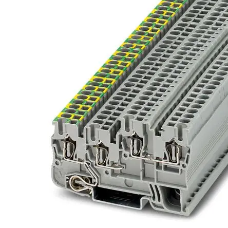 Produktfoto 1 von Phoenix Contact Anschlussklemmenblock 4 Grau, 2.5mm², 250V ZUGFEDER