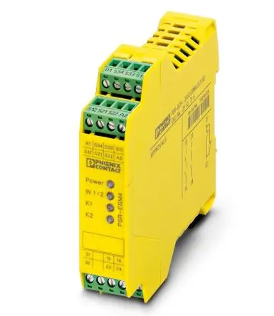 Produktfoto 1 von Phoenix Contact PSR-SCP Sicherheitsrelais 24V dc, 2 Sicherheitskontakte, Manuell DIN EN 50178/VDE 0160 SIL IEC 61508