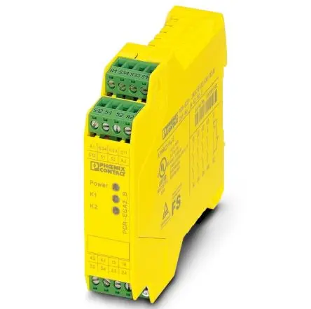 Produktfoto 1 von Phoenix Contact PSR-SPP Sicherheitsrelais 24V dc, 4 Sicherheitskontakte, Manuell IEC/EN 61810-3, VDE 0160, DIN EN 50178