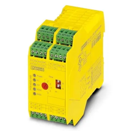 Produktfoto 1 von Phoenix Contact PSR-SPP Sicherheitsrelais 24V dc, 5 Sicherheitskontakte, Manuell IEC 62061, IEC 61508, EN ISO 13849 SIL