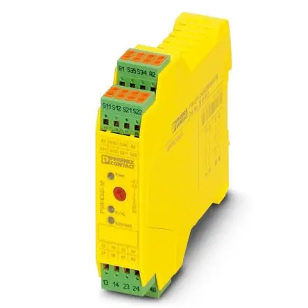 Produktfoto 1 von Phoenix Contact PSR-SPP Sicherheitsrelais 24V dc, 3 Sicherheitskontakte, Automatisch oder manuell IEC 61508, EN ISO