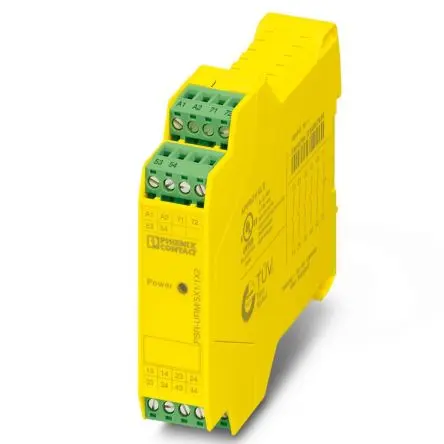 Produktfoto 1 von Phoenix Contact PSR-SPP Koppelrelais 24V ac/dc, 5 Sicherheitskontakte, Manuell DIN EN 50178, IEC/EN 61810-3 SIL IEC